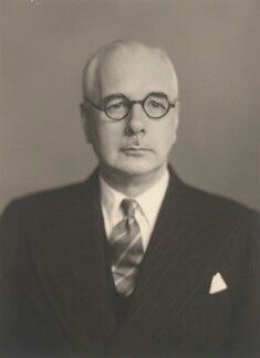 Valvontakomissiossa Suomessa oli mm. Sir Francis Shepherd,1893-1962. Kuvan lähde on npg.og.uk