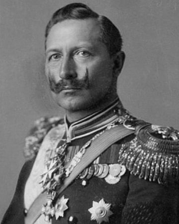 Saksan keisari Vilhelm II (1859-1941) luopui vallasta vuonna 1918. Kuvan lähde: onthisday.com.