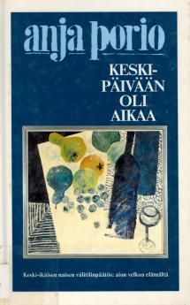 Runokirjan kansi. Anja Porio kirjoittaa naisten tunnoista. Kuvan lähde on kirjasampo.fi.