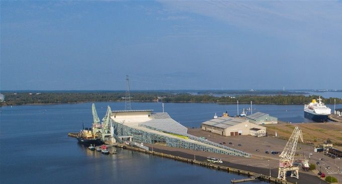 Kotkan Kantasatama. Kuvan lähde on kotkankantasatama.fi.