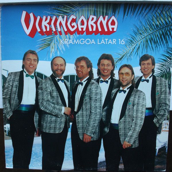 Tanssiyhtye Vikingarna vuonna 1988. Kuvan lähde on discogs.com.