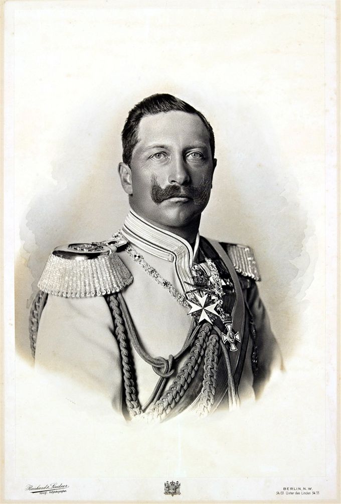 Saksan keisari Wilhelm II. Kuvan lähde on Wikipedia.