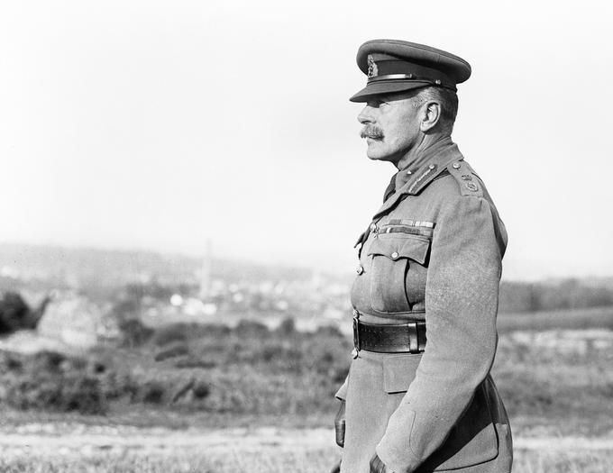 Kuva 1. Britannian joukkojen komentaja oli Sir Douglas Haig marraskuusta 1915 alkaen. Kuvan lähde on iwm.org.uk/history.