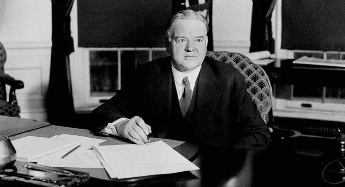 Kuva 4. Presidentti Herbert Hoover. Kuvan lähde on politico.com.