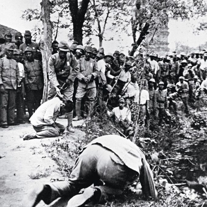 Kuva 2. Nankingin verilöyly Kiina-Japanin sodassa. Kuvan lähde on spiegel.de.