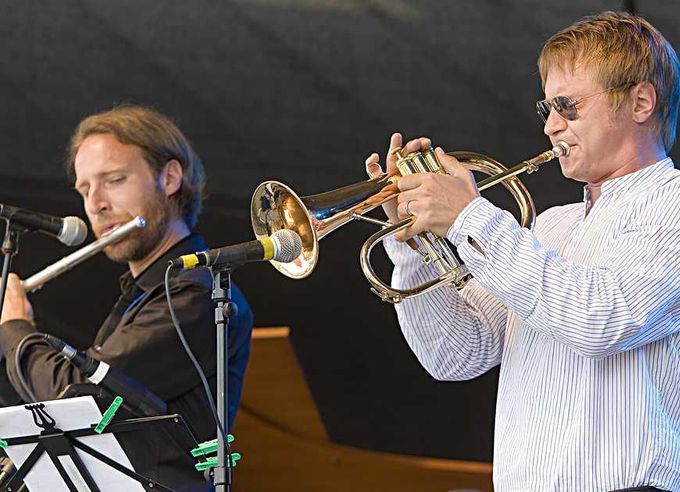 Kuva 3. Trumpetisti Jukka Eskola vuonna 2012. Kuva lähde on kaleva.fi.